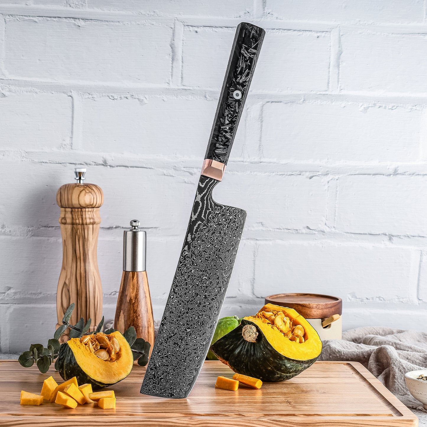 Kohlenstoffstahlmesser Nakiri