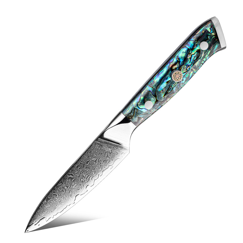 Damastmesser Blue coral utility (9cm Klinge)