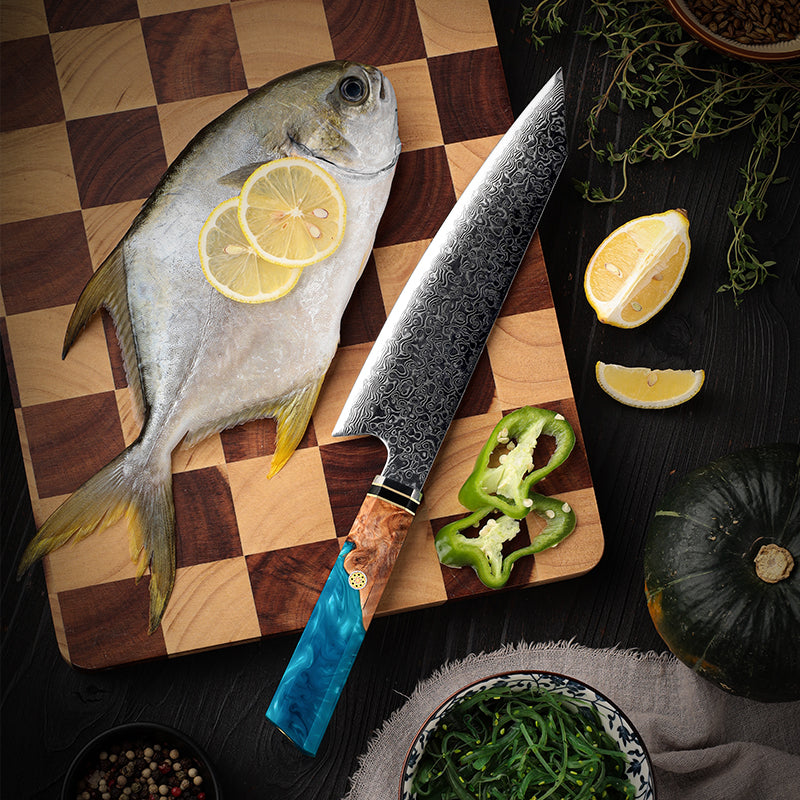 Damastmesser Kiritsuke