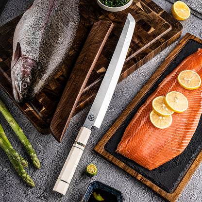 Japanische Lachs- und Sashimi-Messer
